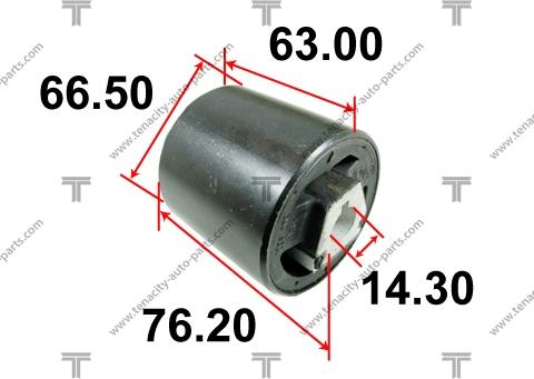 Tenacity AAMBM1009 - Сайлентблок, рычаг подвески колеса autospares.lv