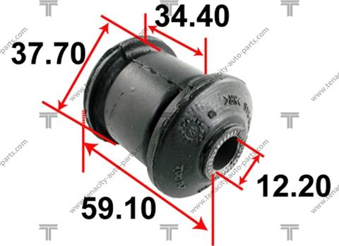 Tenacity AAMGM1002 - Втулка, рычаг подвески колеса autospares.lv