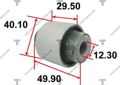 Tenacity AAMHO1044 - Сайлентблок, рычаг подвески колеса autospares.lv