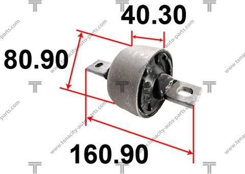 Tenacity AAMHO1004 - Сайлентблок, рычаг подвески колеса autospares.lv