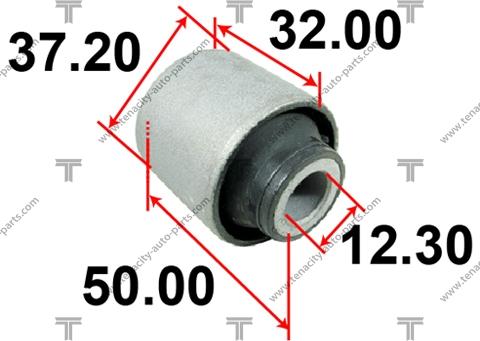 Tenacity AAMHO1007 - Сайлентблок, рычаг подвески колеса autospares.lv