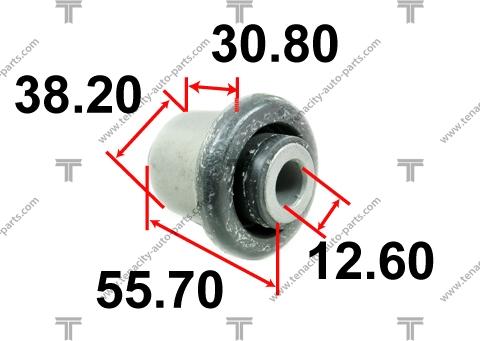 Tenacity AAMHO1019 - Сайлентблок, рычаг подвески колеса autospares.lv