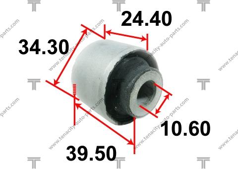 Tenacity AAMHO1015 - Сайлентблок, рычаг подвески колеса autospares.lv