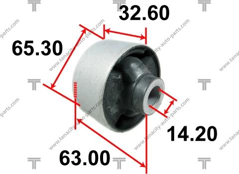 Tenacity AAMHO1016 - Сайлентблок, рычаг подвески колеса autospares.lv