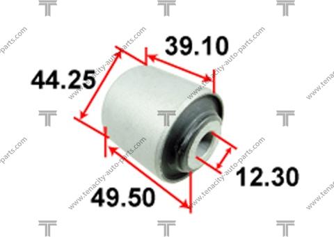 Tenacity AAMMA1018 - Сайлентблок, рычаг подвески колеса autospares.lv