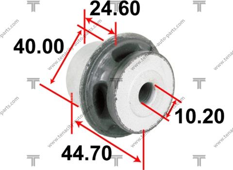 Tenacity AAMMA1031 - Сайлентблок, рычаг подвески колеса autospares.lv