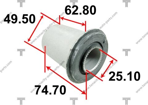 Tenacity AAMMI1019 - Сайлентблок, рычаг подвески колеса autospares.lv