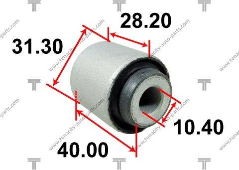 Tenacity AAMMI1015 - Сайлентблок, рычаг подвески колеса autospares.lv