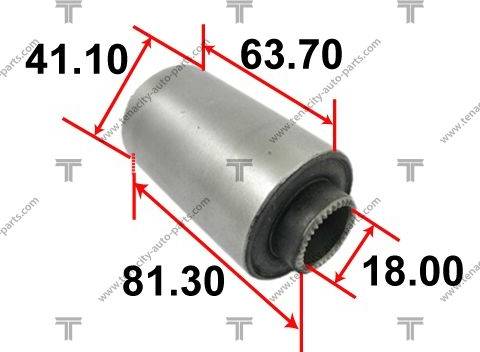 Tenacity AAMNI1065 - Сайлентблок, рычаг подвески колеса autospares.lv