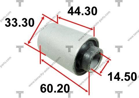 Tenacity AAMSU1006 - Сайлентблок, рычаг подвески колеса autospares.lv