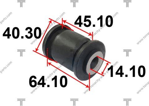 Tenacity AAMSU1013 - Втулка, рычаг подвески колеса autospares.lv