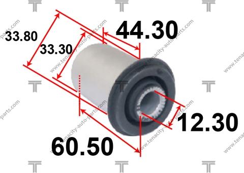 Tenacity AAMSU1023 - Сайлентблок, рычаг подвески колеса autospares.lv