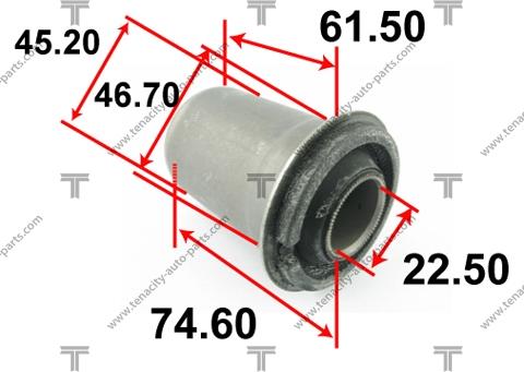 Tenacity AAMTO1091 - Сайлентблок, рычаг подвески колеса autospares.lv