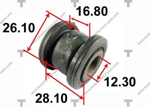 Tenacity AAMTO1044 - Втулка, вал сошки рулевого управления autospares.lv