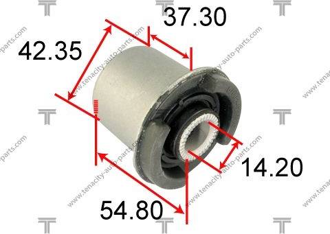 Tenacity AAMTO1055 - Сайлентблок, рычаг подвески колеса autospares.lv