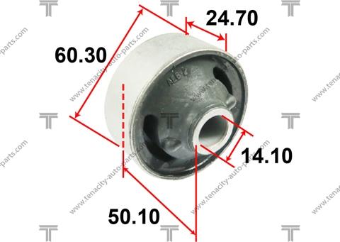 Tenacity AAMTO1009 - Сайлентблок, рычаг подвески колеса autospares.lv