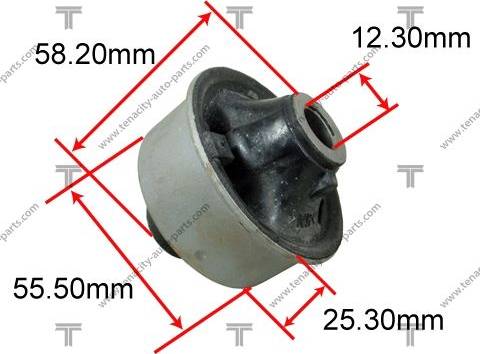 Tenacity AAMTO1019 - Сайлентблок, рычаг подвески колеса autospares.lv