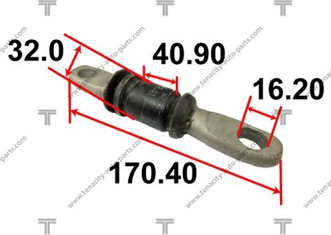 Tenacity AAMTO1036 - Сайлентблок, рычаг подвески колеса autospares.lv