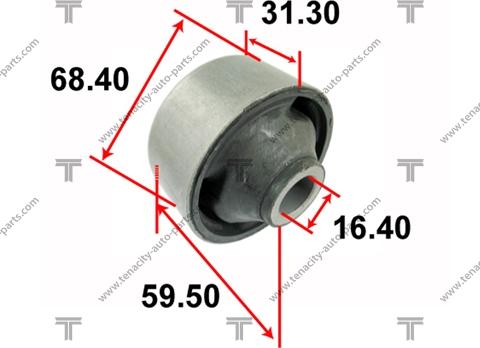 Tenacity AAMTO1076 - Сайлентблок, рычаг подвески колеса autospares.lv