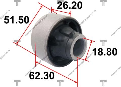 Tenacity AAMTO1139 - Сайлентблок, рычаг подвески колеса autospares.lv