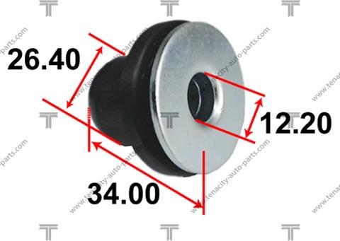 Tenacity AAMTO1128 - Втулка, вал рулевого колеса autospares.lv