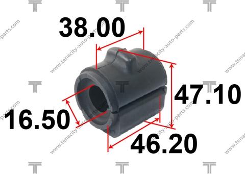 Tenacity ASBMA1012 - Втулка стабилизатора autospares.lv