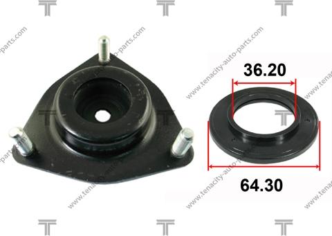 Tenacity ASMMI1023K - Опора стойки амортизатора, подушка autospares.lv