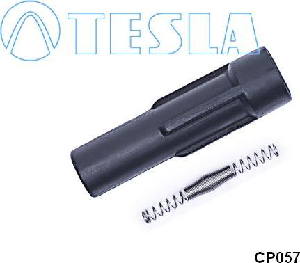 TESLA CP057 - Вилка, свеча зажигания autospares.lv