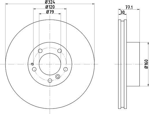 Textar 92083403 - Тормозной диск autospares.lv