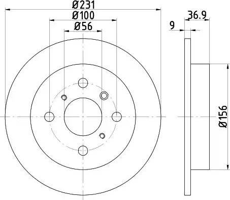 Textar 92169803 - Тормозной диск autospares.lv