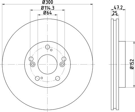 Textar 92125003 - Тормозной диск autospares.lv