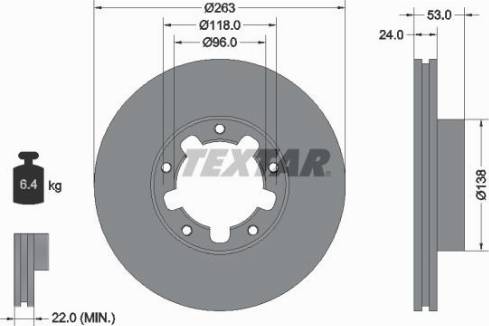 Textar 92174600 - Тормозной диск autospares.lv