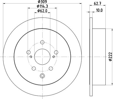 Textar 92297303 - Тормозной диск autospares.lv