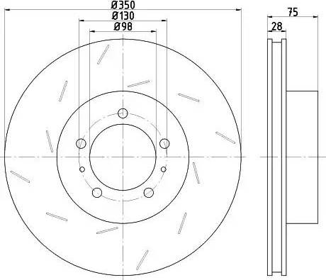 Textar 92218410 - Тормозной диск autospares.lv