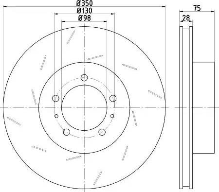 Textar 92218510 - Тормозной диск autospares.lv