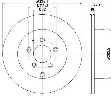 Alpha Brakes HTT-MZ-037 - Тормозной диск autospares.lv