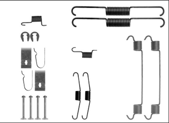 Textar 97040400 - Комплектующие, барабанный тормозной механизм autospares.lv