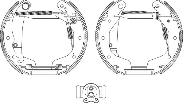 Textar 84044901 - Комплект тормозных колодок, барабанные autospares.lv