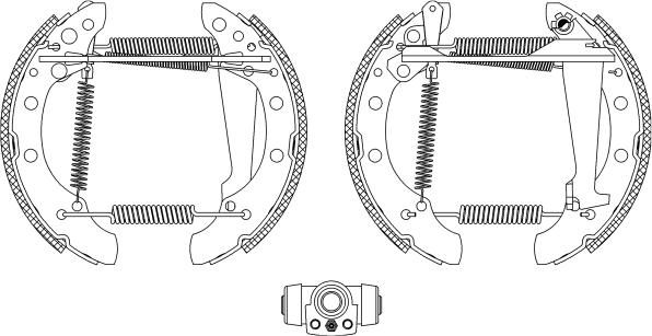 Textar 84018302 - Комплект тормозных колодок, барабанные autospares.lv