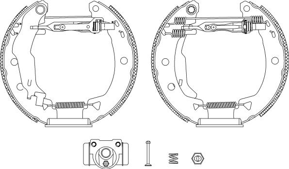 Textar 84037903 - Комплект тормозных колодок, барабанные autospares.lv