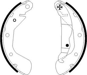 Textar 83058200 - Комплект тормозных колодок, барабанные autospares.lv