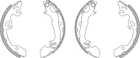 Textar 83052501 - Комплект тормозных колодок, барабанные autospares.lv