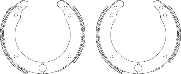 Textar 83003700 - Комплект тормозных колодок, барабанные autospares.lv