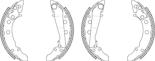 Textar 83018204 - Комплект тормозных колодок, барабанные autospares.lv