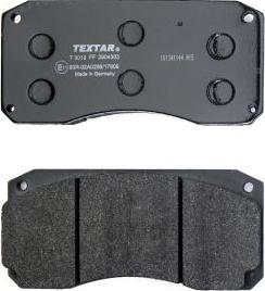 Textar 2904303 - Тормозные колодки, дисковые, комплект autospares.lv