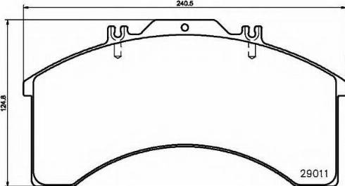 Textar 2901170 - Тормозные колодки, дисковые, комплект autospares.lv