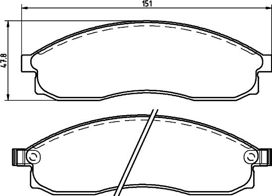 CAR PNT249 - Тормозные колодки, дисковые, комплект autospares.lv