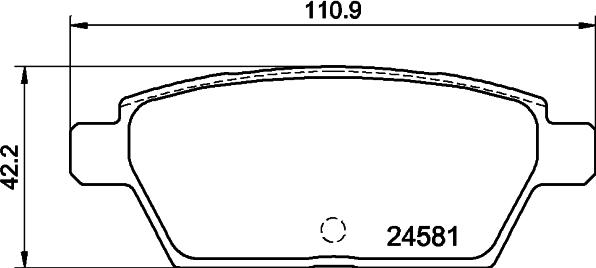 Textar 2458106 - Тормозные колодки, дисковые, комплект autospares.lv