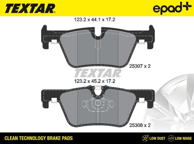 Textar 2530701CP - Тормозные колодки, дисковые, комплект autospares.lv