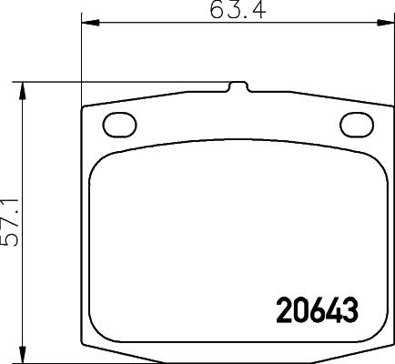 Textar 2064301 - Тормозные колодки, дисковые, комплект autospares.lv